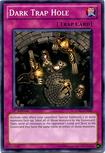1st Edition, Common, Normal Trap, Starstrike Blast, Trap, Unlimited Dark Trap Hole [STBL-EN080] Common - Trading Card World