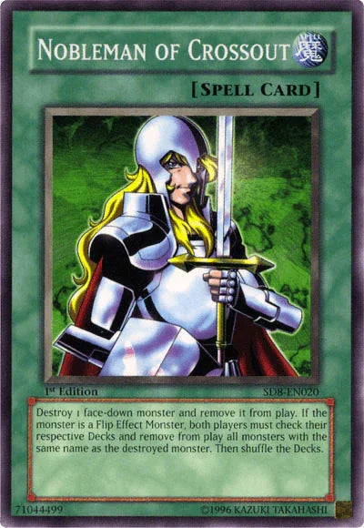 1st Edition, Common, Normal Spell, Spell, Structure Deck: Lord of the Storm, Unlimited Nobleman of Crossout [SD8-EN020] Common - Trading Card World