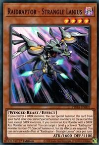 1st Edition, Dark, Effect Monster, Phantom Rage, Super Rare, Winged Beast Raidraptor - Strangle Lanius [PHRA-EN005] Super Rare - Trading Card World