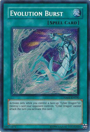 Hidden Arsenal, Limited, Normal Spell, Secret Rare, Spell, Unlimited Evolution Burst [HA01-EN030] Secret Rare - Trading Card World