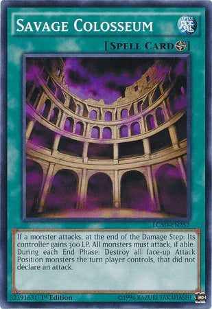 1st Edition, Common, Field Spell, Legendary Collection 5D's, Spell Savage Colosseum [LC5D-EN252] Common - Trading Card World