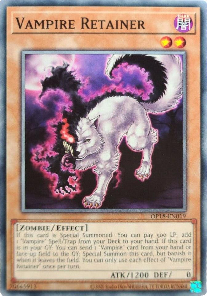 Common, Dark, Effect Monster, OTS Tournament Pack 18, Unlimited, Zombie Vampire Retainer [OP18-EN019] Common - Trading Card World