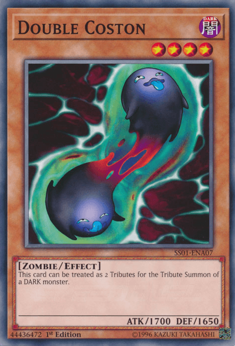 1st Edition, Common, Dark, Effect Monster, Speed Duel: Destiny Masters, Zombie Double Coston [SS01-ENA07] Common - Trading Card World