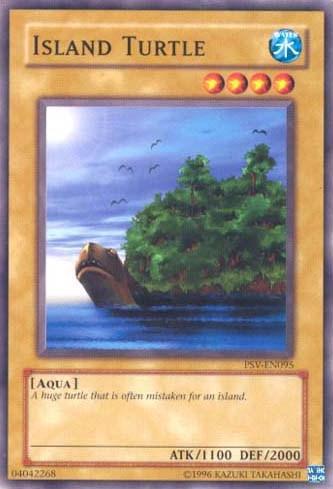 Aqua, Common, Normal Monster, Pharaoh's Servant, Unlimited, Water Island Turtle [PSV-EN095] Common - Trading Card World