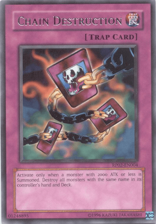 Normal Trap, Rare, Retro Pack 2, Trap, Unlimited Chain Destruction [RP02-EN004] Rare - Trading Card World