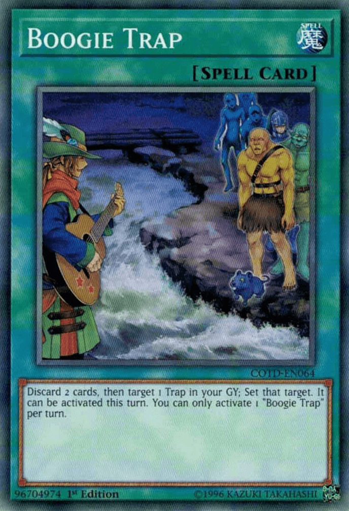 1st Edition, Code of the Duelist, Common, Normal Spell, Spell, Unlimited Boogie Trap [COTD-EN064] Common - Trading Card World