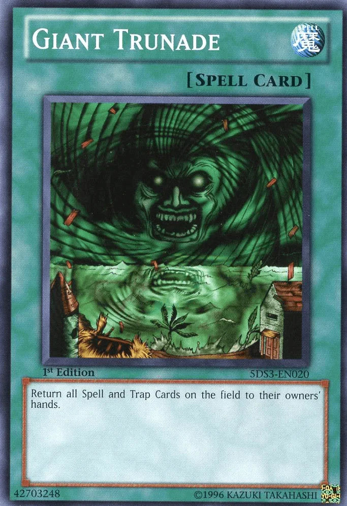 1st Edition, Common, Normal Spell, Spell, Starter Deck: Duelist Toolbox Giant Trunade [5DS3-EN020] Common - Trading Card World