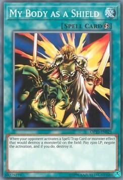 Common, OTS Tournament Pack 10, Quick Play Spell, Spell, Unlimited My Body as a Shield [OP10-EN021] Common - Trading Card World