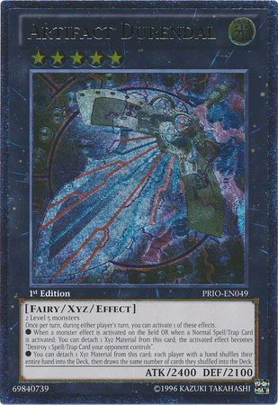 1st Edition, Fairy, Light, Primal Origin, Ultimate Rare, Unlimited, Xyz/Effect Monster Artifact Durendal [PRIO-EN049] Ultimate Rare - Trading Card World