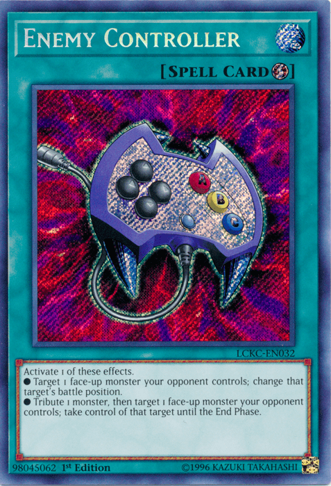 1st Edition, Legendary Collection Kaiba, Quick Play Spell, Secret Rare, Spell, Unlimited Enemy Controller [LCKC-EN032] Secret Rare - Trading Card World