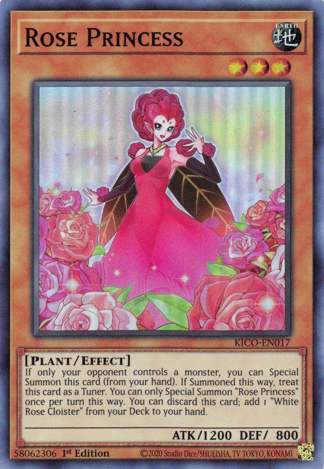 1st Edition, Earth, Effect monster, King's Court, Plant, Super Rare Rose Princess (Super Rare) [KICO-EN017] Super Rare - Trading Card World