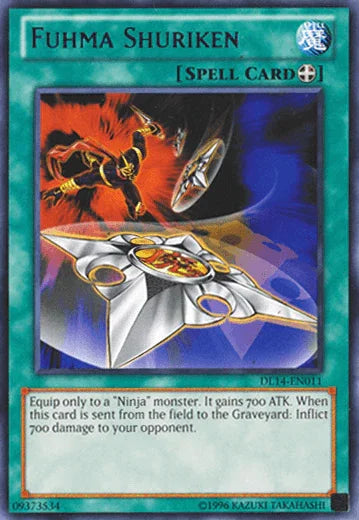 Duelist League Promo, Equip Spell, Rare, Spell, Unlimited Fuhma Shuriken (Purple) [DL14-EN011] Rare - Trading Card World