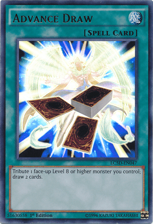 1st Edition, Legendary Collection 5D's, Normal Spell, Spell, Ultra Rare Advance Draw [LC5D-EN047] Ultra Rare - Trading Card World