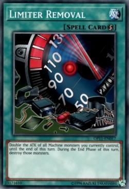 Common, OTS Tournament Pack 11, Quick Play Spell, Spell, Unlimited Limiter Removal [OP11-EN017] Common - Trading Card World