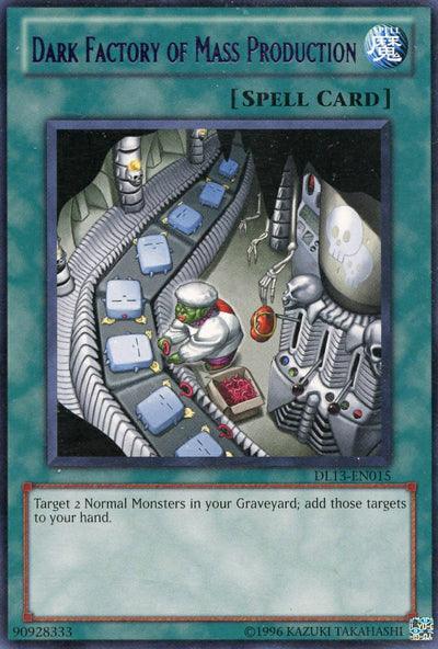Duelist League Promo, Normal Spell, Rare, Spell, Unlimited Dark Factory of Mass Production (Purple) [DL13-EN015] Rare - Trading Card World