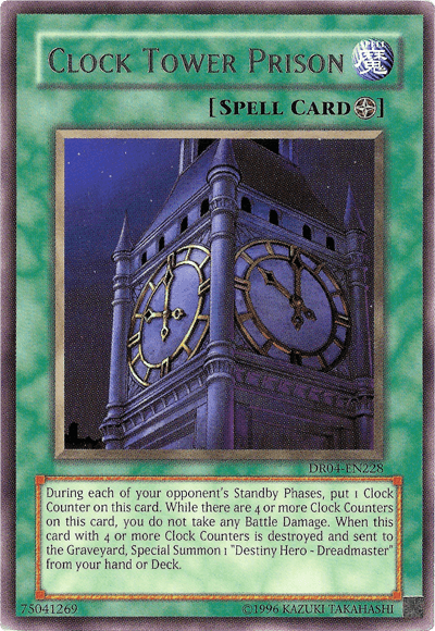 Dark Revelation Volume 4, Field Spell, Rare, Spell, Unlimited Clock Tower Prison [DR04-EN228] Rare - Trading Card World