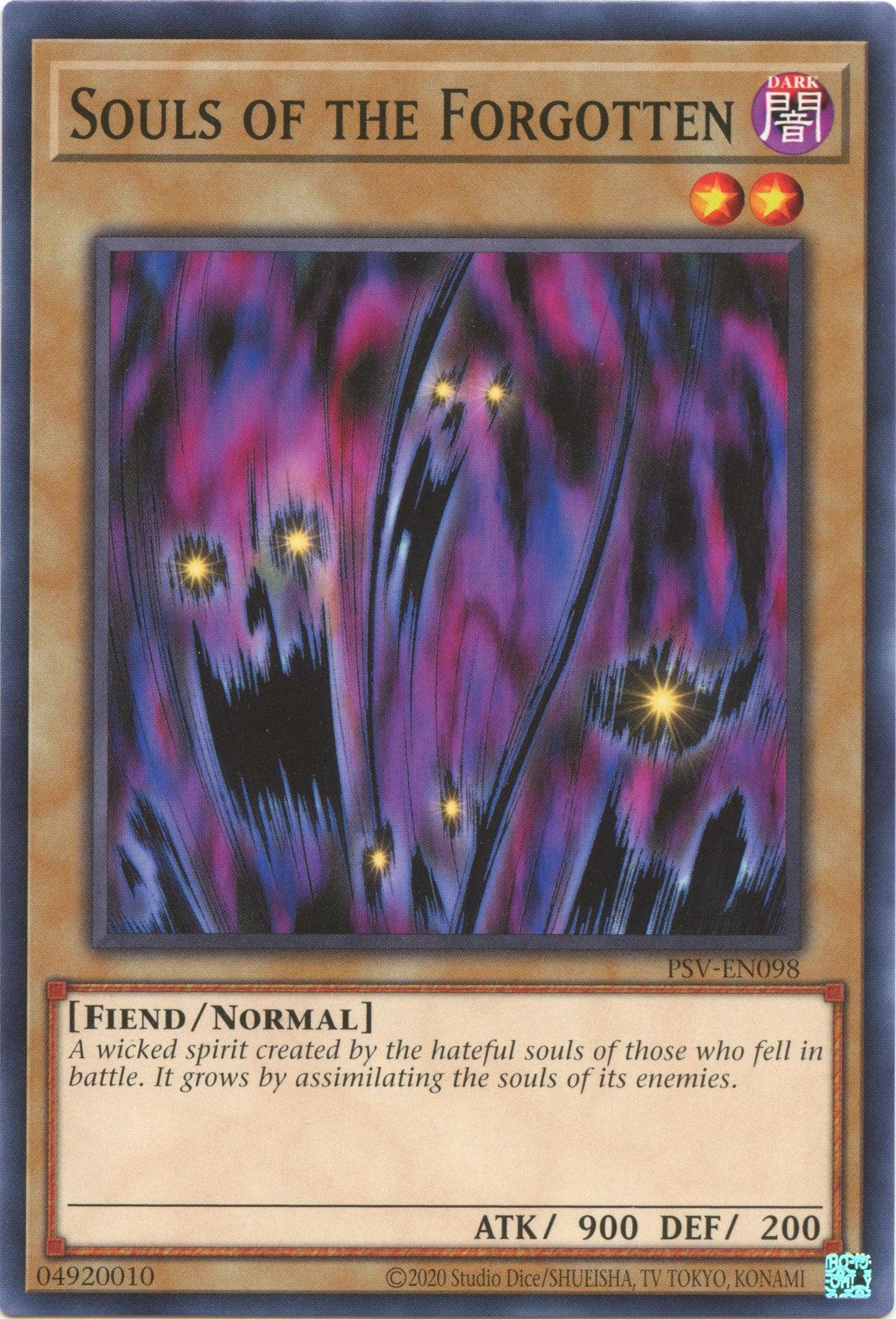 Common, Dark, Fiend, Normal Monster, Pharaoh's Servant (25th Anniversary Edition), Unlimited Souls of the Forgotten (25th Anniversary) [PSV-EN098] Common - Trading Card World