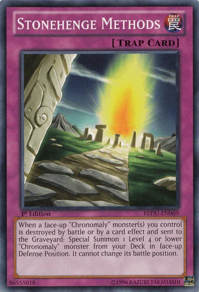 1st Edition, Common, Normal Trap, Return of the Duelist, Trap, Unlimited Stonehenge Methods [REDU-EN069] Common - Trading Card World