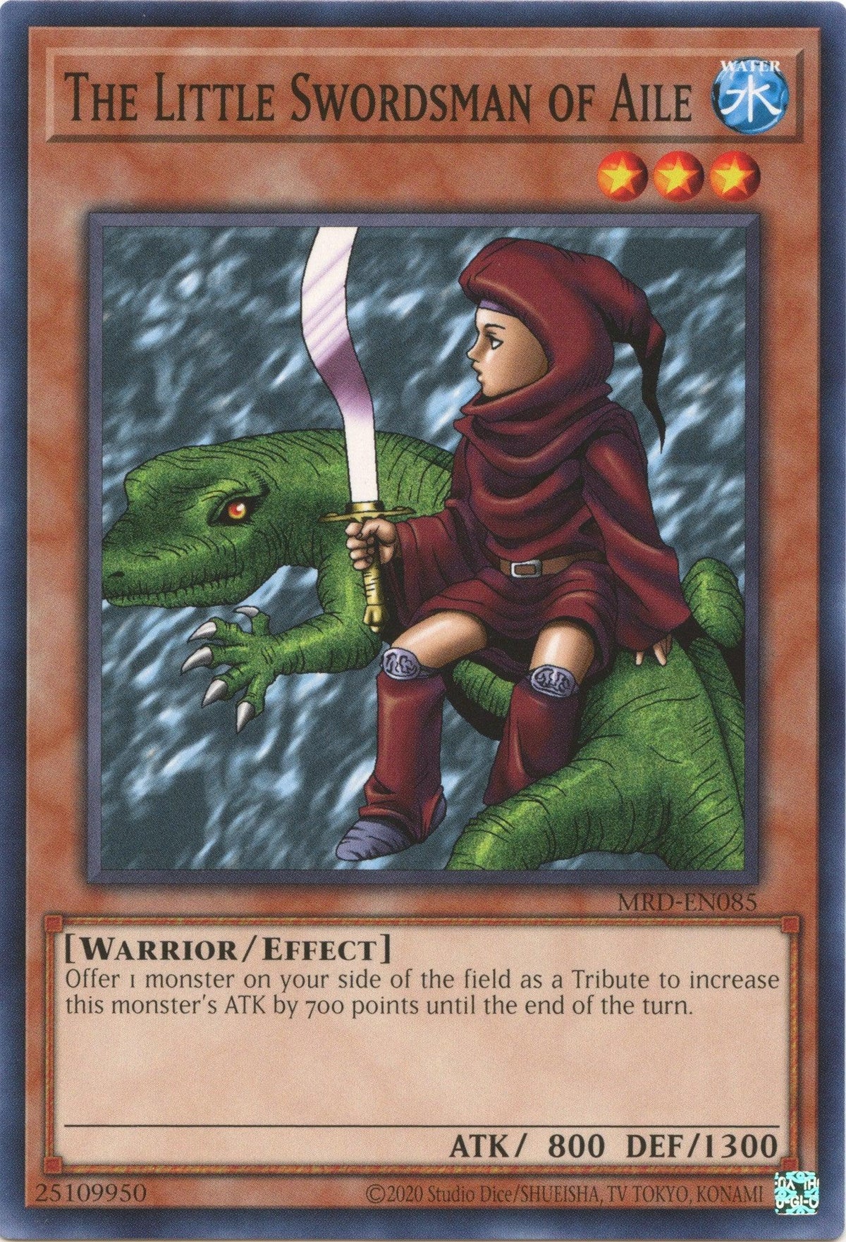 Common, Effect Monster, Metal Raiders (25th Anniversary Edition), Unlimited, Warrior, Water The Little Swordsman of Aile (25th Anniversary) [MRD-EN085] Common - Trading Card World