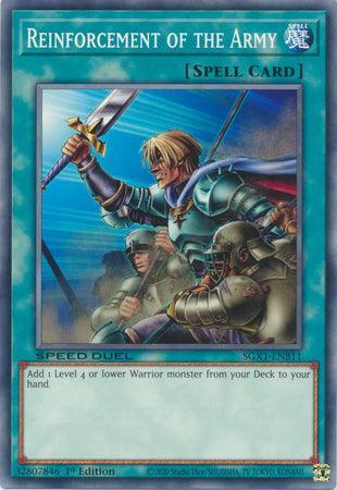 1st Edition, Common, Normal Spell, Speed Duel GX: Duel Academy Box, Spell Reinforcement of the Army [SGX1-ENB11] Common - Trading Card World