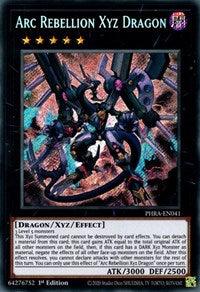1st Edition, Dark, Dragon, Phantom Rage, Secret Rare, Xyz/Effect Monster Arc Rebellion Xyz Dragon [PHRA-EN041] Secret Rare - Trading Card World