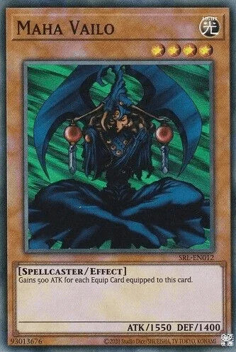 Effect Monster, Light, Spell Ruler (25th Anniversary Edition), Spellcaster, Super Rare, Unlimited Maha Vailo (25th Anniversary) [SRL-EN012] Super Rare - Trading Card World