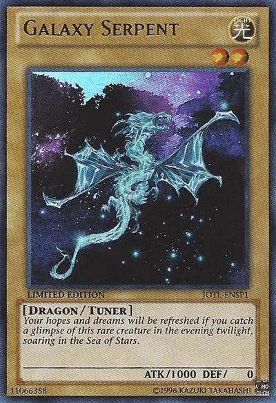 Dragon, Dragon/Tuner Monster, Judgment of the Light, Light, Limited, Ultra Rare Galaxy Serpent [JOTL-ENSP1] Ultra Rare - Trading Card World
