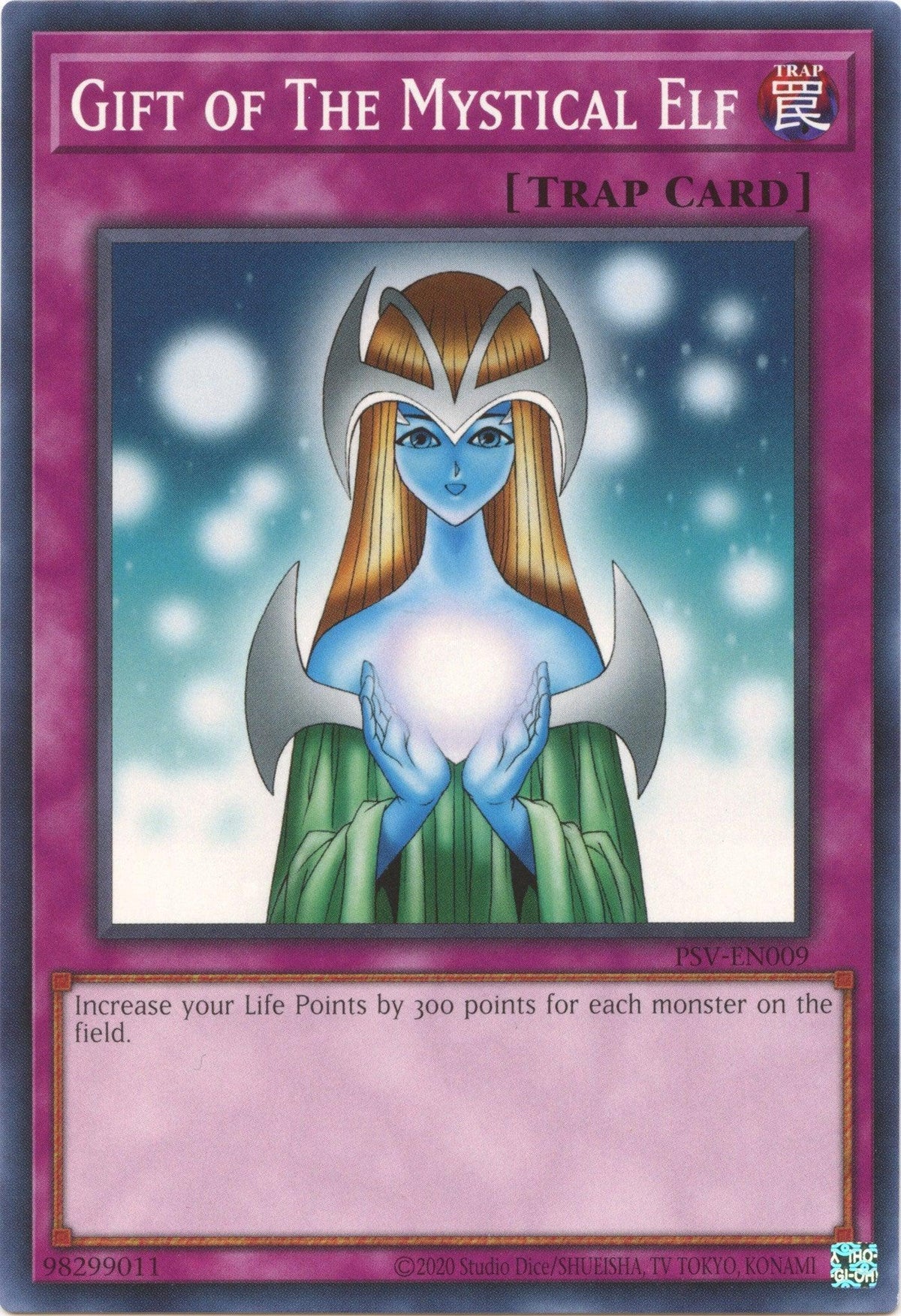 Common, Normal Trap, Pharaoh's Servant (25th Anniversary Edition), Trap, Unlimited Gift of The Mystical Elf (25th Anniversary) [PSV-EN009] Common - Trading Card World