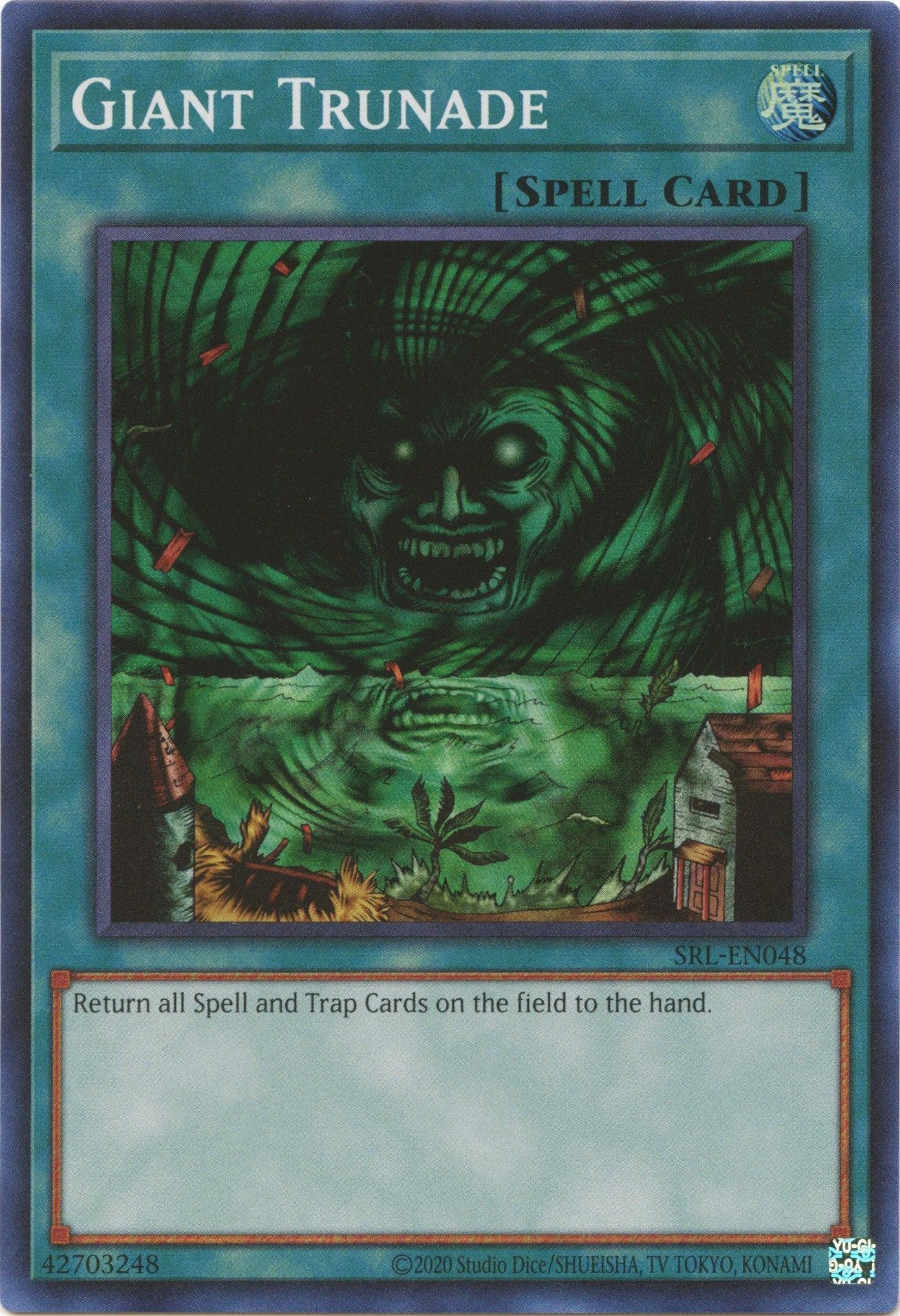 Normal Spell, Spell, Spell Ruler (25th Anniversary Edition), Super Rare, Unlimited Giant Trunade (25th Anniversary) [SRL-EN048] Super Rare - Trading Card World