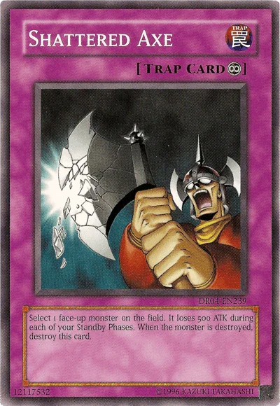 Common, Continuous Trap, Dark Revelation Volume 4, Trap, Unlimited Shattered Axe [DR04-EN239] Common - Trading Card World