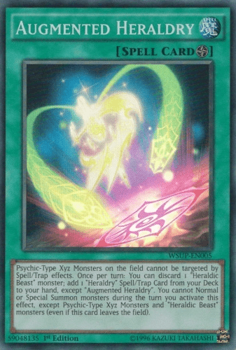1st Edition, Field Spell, Spell, Super Rare, World Superstars Augmented Heraldry [WSUP-EN005] Super Rare - Trading Card World