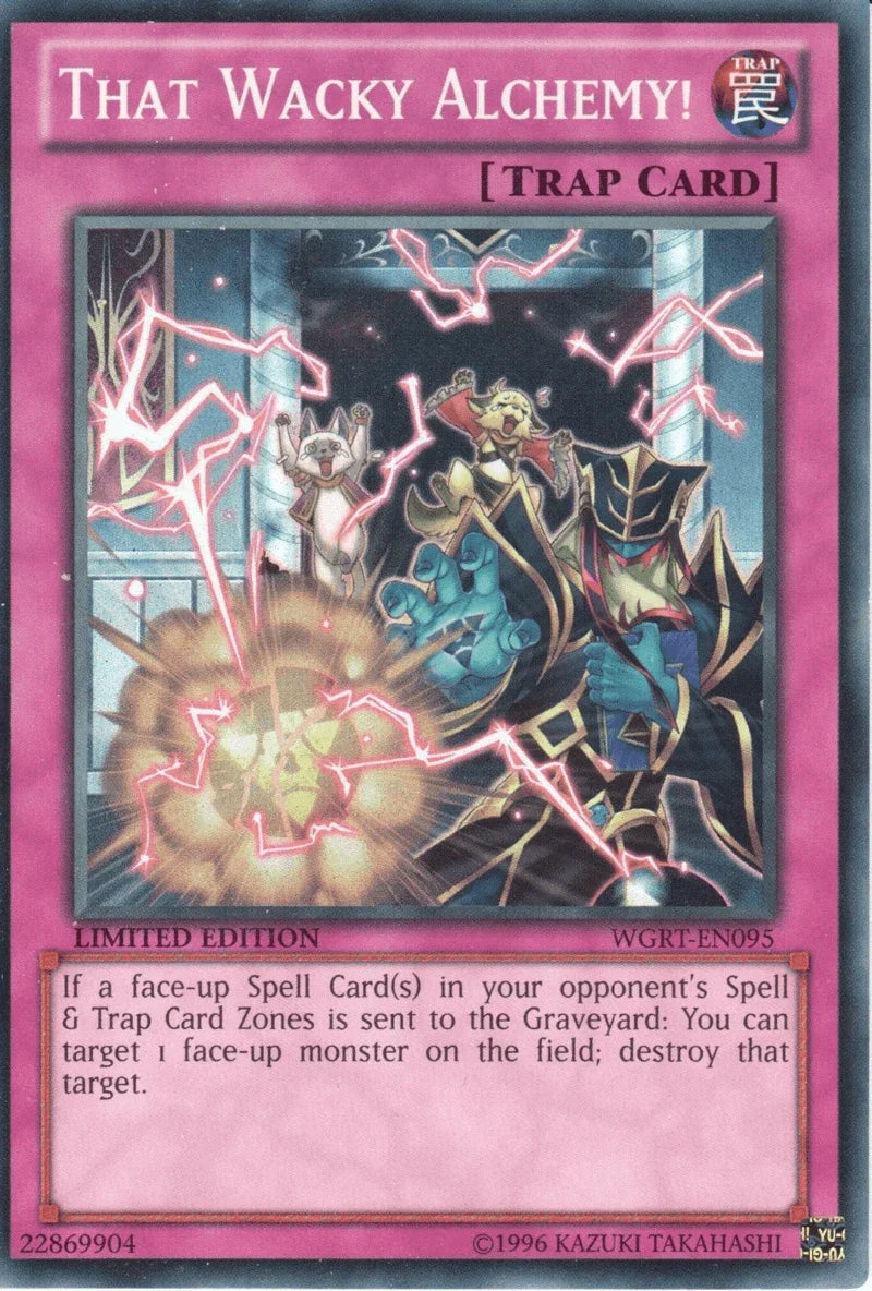 Battle Pack 2: War of the Giants Reinforcements, Limited, Normal Trap, Super Rare, Trap That Wacky Alchemy! [WGRT-EN095] Super Rare - Trading Card World