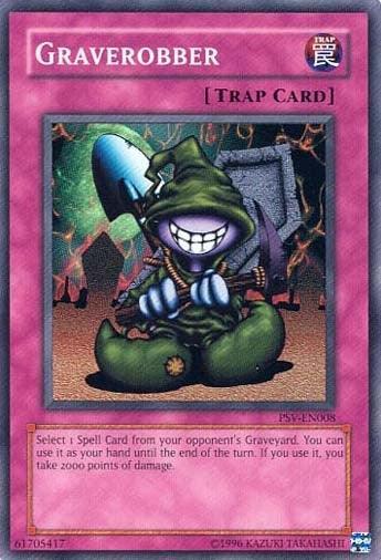 Normal Trap, Pharaoh's Servant, Super Rare, Trap, Unlimited Graverobber [PSV-EN008] Super Rare - Trading Card World