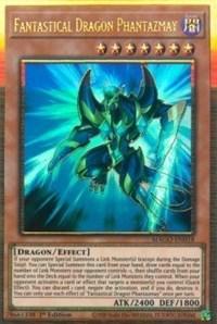 1st Edition, Dark, Dragon, Effect Monster, Gold Rare, Maximum Gold Fantastical Dragon Phantazmay (Alternate Art) [MAGO-EN018] Gold Rare - Trading Card World