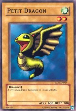 Common, Dragon, Normal Monster, The Legend of Blue Eyes White Dragon, Unlimited, Wind Petit Dragon [LOB-EN024] Common - Trading Card World