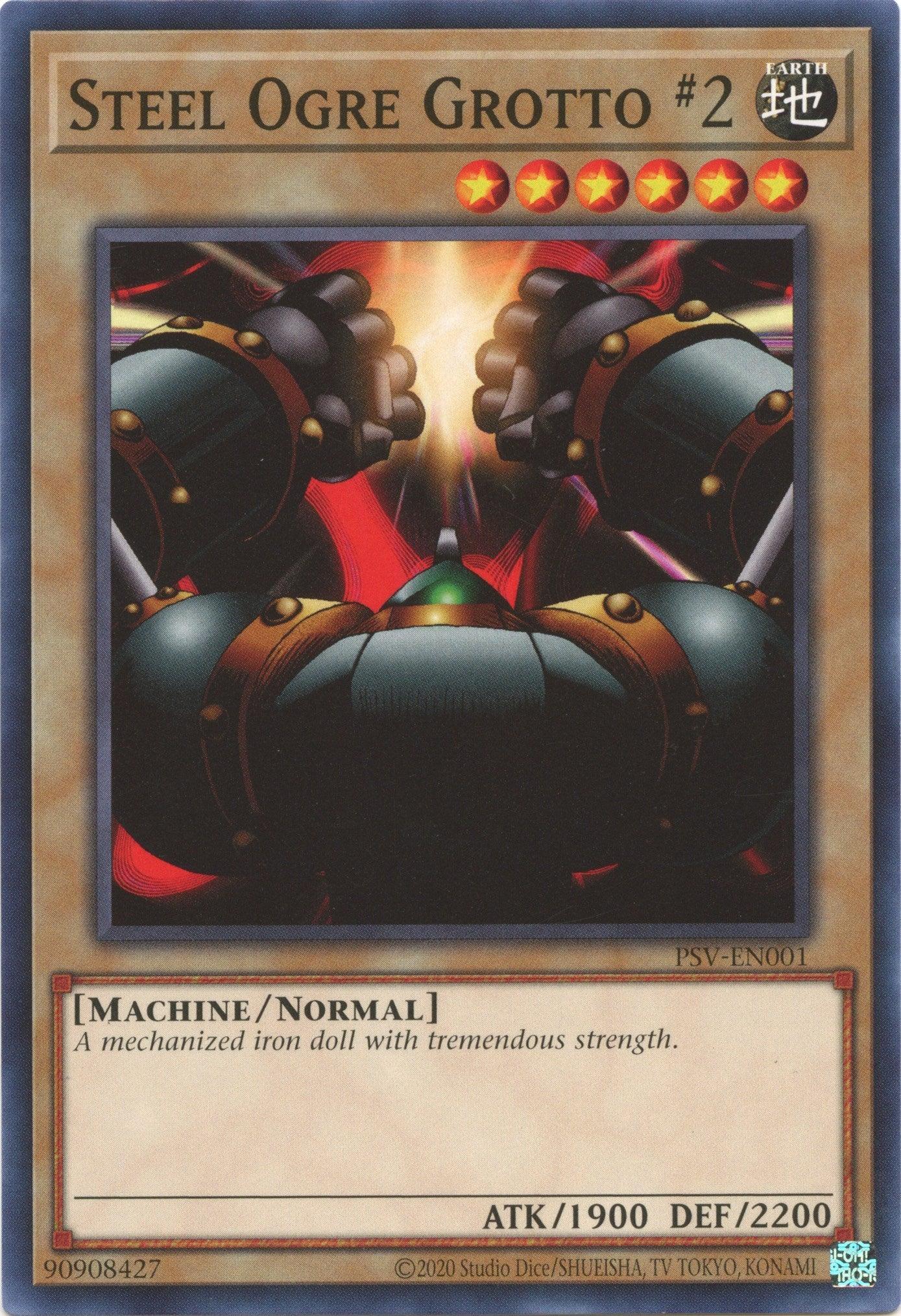 Common, Earth, Machine, Normal Monster, Pharaoh's Servant (25th Anniversary Edition), Unlimited Steel Ogre Grotto #2 (25th Anniversary) [PSV-EN001] Common - Trading Card World