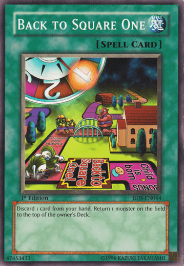 1st Edition, Common, Normal Spell, Rise of Destiny, Spell, Unlimited Back to Square One [RDS-EN044] Common - Trading Card World