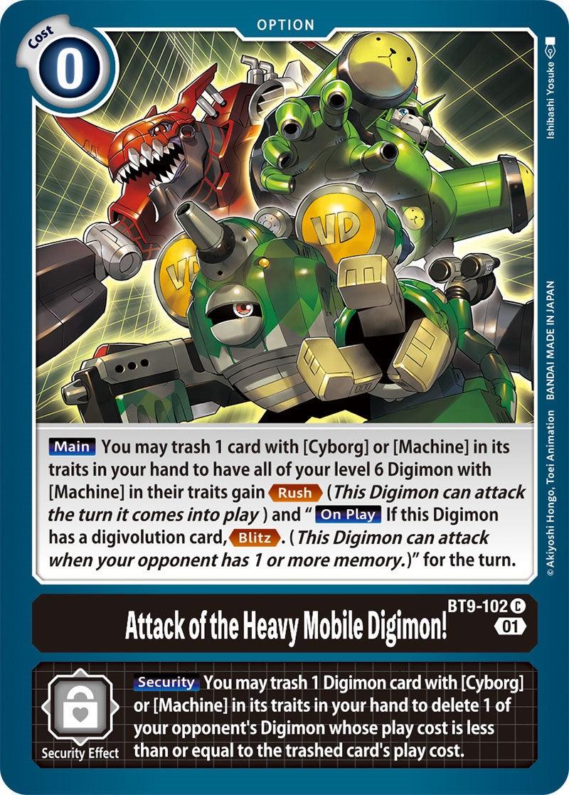 Black, BT9-102, Common, Option, X Record Attack of the Heavy Mobile Digimon! [BT9-102] [X Record] - Trading Card World