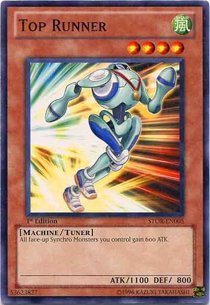 1st Edition, Common, Machine, Storm of Ragnarok, Tuner Monster, Unlimited, Wind Top Runner [STOR-EN005] Common - Trading Card World