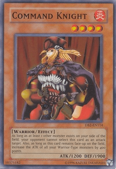 Dark Beginning 2, Effect Monster, Fire, Super Rare, Unlimited, Warrior Command Knight [DB2-EN114] Super Rare - Trading Card World