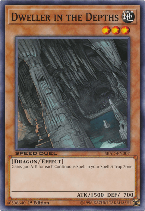 1st Edition, Common, Dragon, Earth, Effect Monster, Speed Duel: Attack from the Deep Dweller in the Depths [SBAD-EN007] Common - Trading Card World