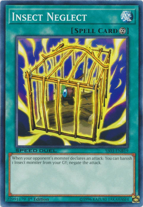1st Edition, Common, Continuous Spell, Speed Duel: Ultimate Predators, Spell Insect Neglect [SS03-ENB19] Common - Trading Card World