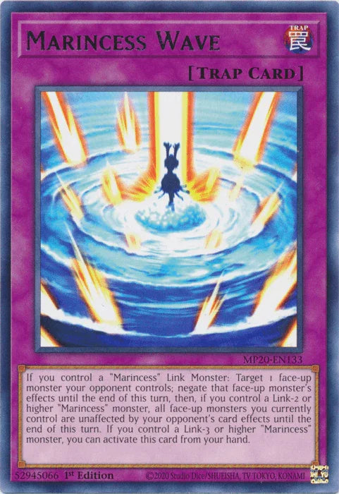 1st Edition, 2020 Tin of Lost Memories, Normal Trap, Rare, Trap Marincess Wave [MP20-EN133] Rare - Trading Card World