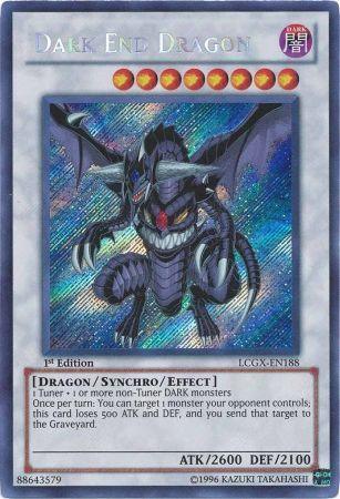 1st Edition, Dark, Dragon, Legendary Collection 2, Secret Rare, Synchro/Effect Monster, Unlimited Dark End Dragon [LCGX-EN188] Secret Rare - Trading Card World