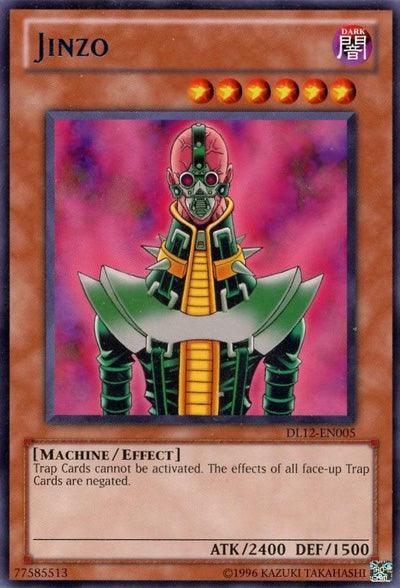 Dark, Duelist League Promo, Effect Monster, Machine, Rare, Unlimited Jinzo (Blue) [DL12-EN005] Rare - Trading Card World