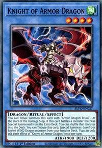 1st Edition, Blazing Vortex, Common, Dragon, Ritual/Effect Monster, Wind Knight of Armor Dragon [BLVO-EN037] Common - Trading Card World
