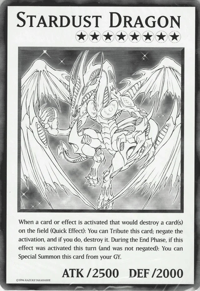 Common, Dragon, Duel Overload, Synchro/Effect Monster, Unlimited, Wind Stardust Dragon (Oversized) Common - Trading Card World