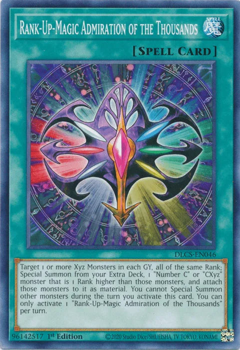 1st Edition, Common, Dragons of Legend: The Complete Series, Normal Spell, Spell Rank-Up-Magic Admiration of the Thousands [DLCS-EN046] Common - Trading Card World