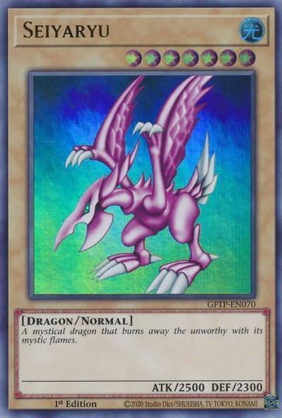 1st Edition, Dragon, Ghosts from the Past, Light, Normal Monster, Ultra Rare Seiyaryu [GFTP-EN070] Ultra Rare - Trading Card World