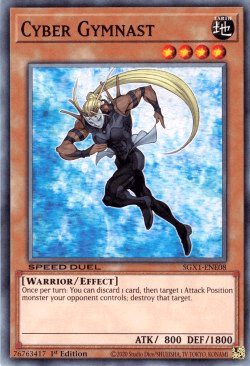 1st Edition, Common, Earth, Normal Monster, Speed Duel GX: Duel Academy Box, Warrior Cyber Gymnast [SGX1-ENE08] Common - Trading Card World